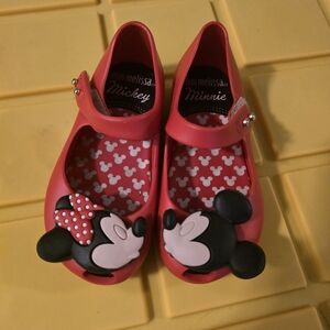 Mini Melissa Pink Minnie Mouse Dress Shoes